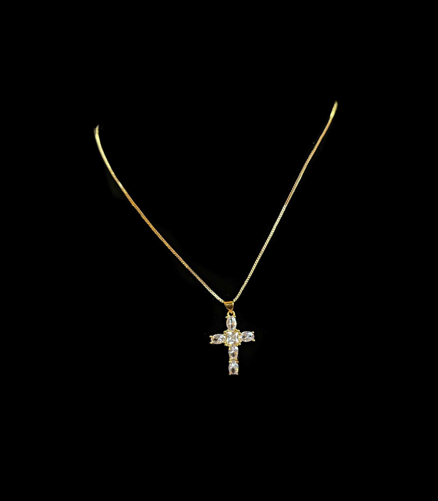Crystal Cross Necklace