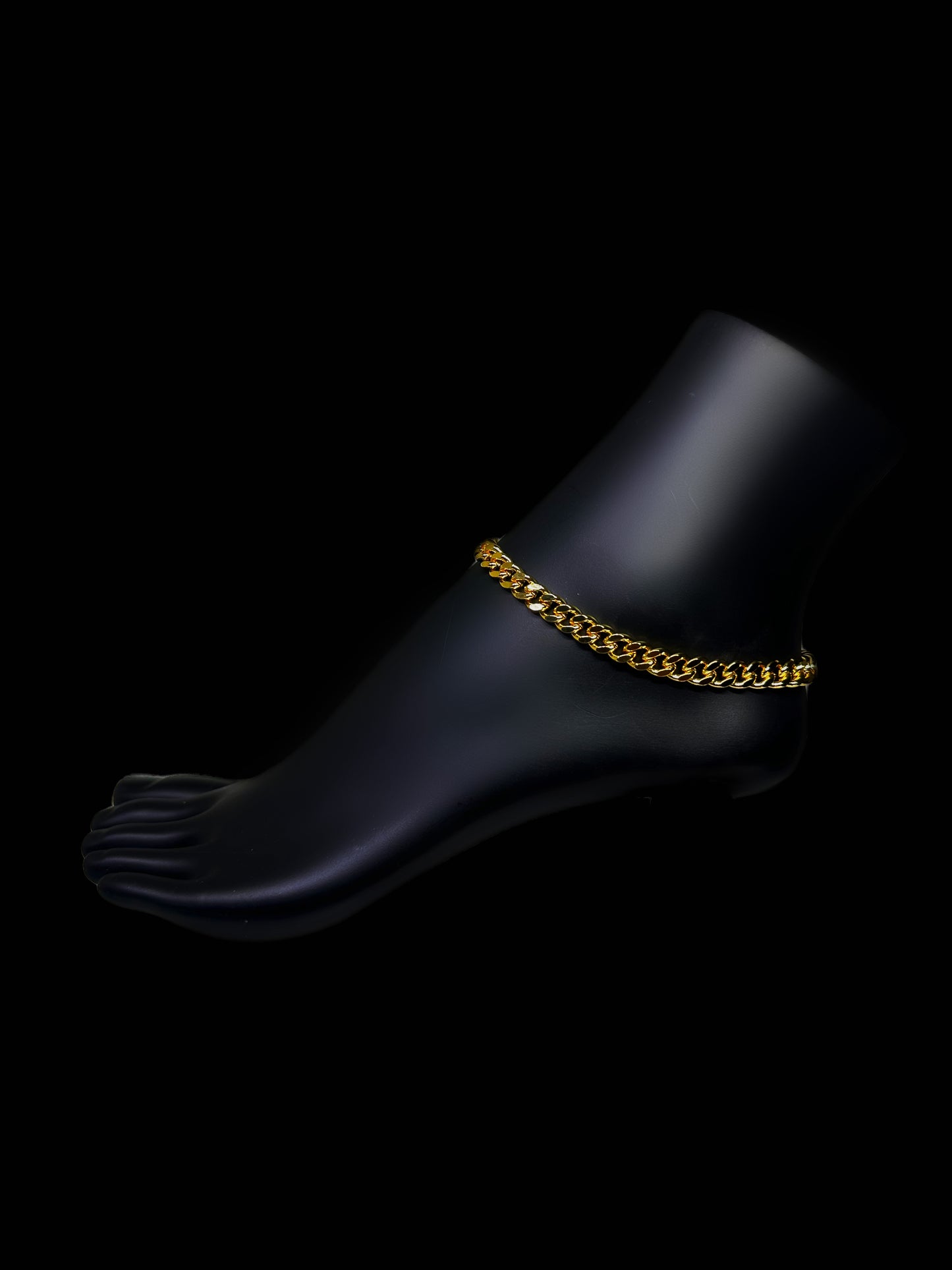 Gold Cuban Anklet