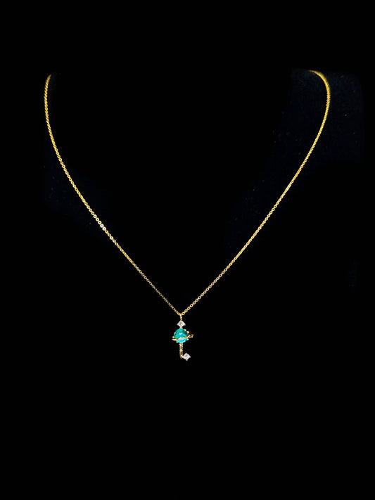 Key to Space Gold Necklace